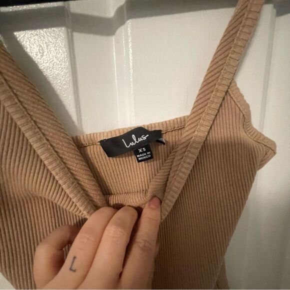 Lulus Ribbed bodysuit - Picture 2 of 3